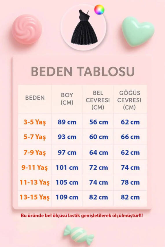 Siyah Kız Çocuk Prenses Model Tül Abiye Elbise -Özel Gün Davet Abiyesi - 4